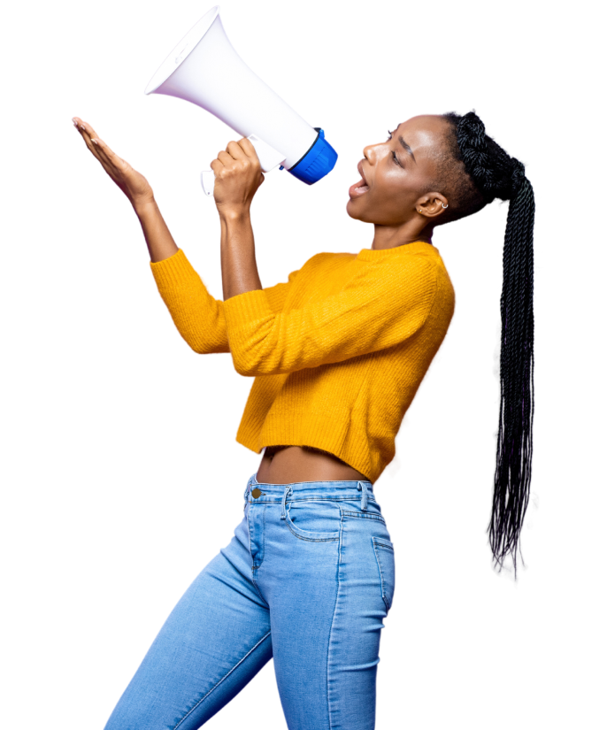 Image de la page d'accueil qui résume les services de Nüm marketing